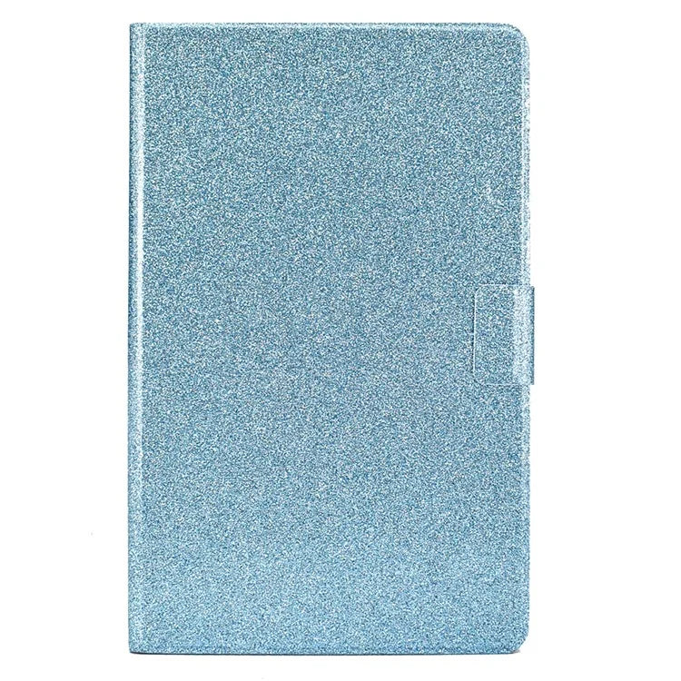 For Samsung Galaxy Tab A9+ Glitter PU Leather Case Card Slots Stand Protective Cover