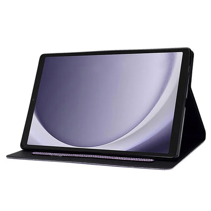 For Samsung Galaxy Tab A9+ Glitter PU Leather Case Card Slots Stand Protective Cover
