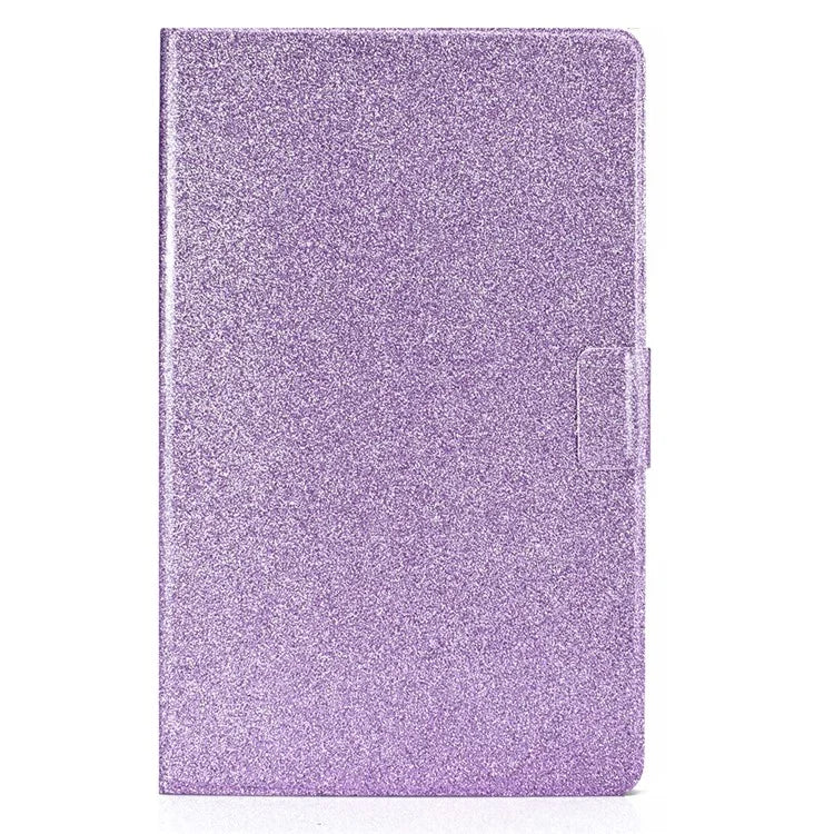 For Samsung Galaxy Tab A9+ Glitter PU Leather Case Card Slots Stand Protective Cover