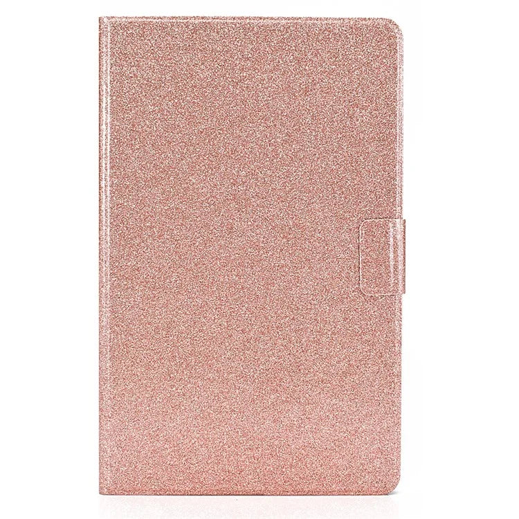 For Samsung Galaxy Tab A9+ Glitter PU Leather Case Card Slots Stand Protective Cover
