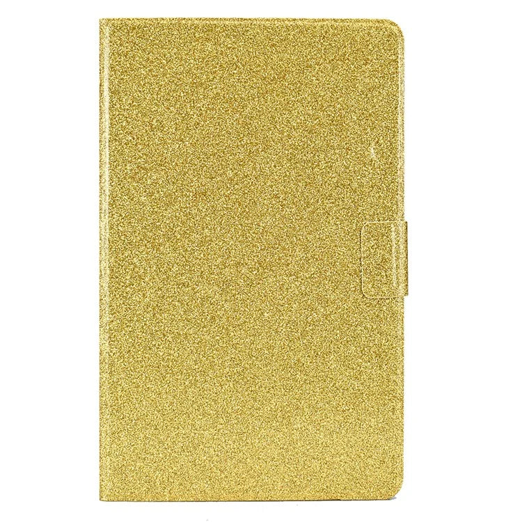 For Samsung Galaxy Tab A9+ Glitter PU Leather Case Card Slots Stand Protective Cover