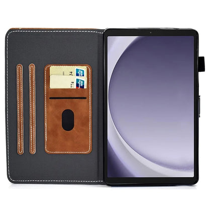 For Samsung Galaxy Tab A9+ Stand PU Leather Case Tablet Cover with Card Slot
