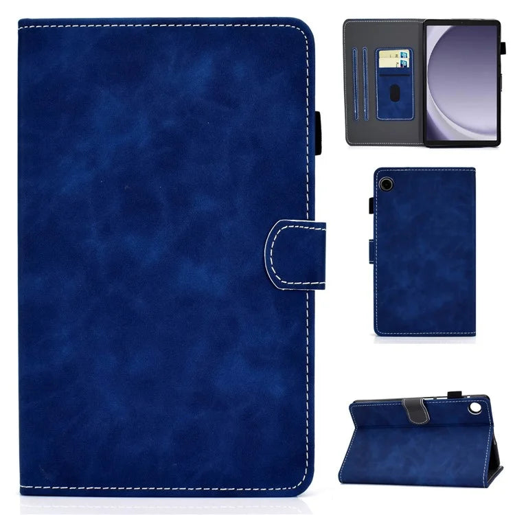 For Samsung Galaxy Tab A9+ Stand PU Leather Case Tablet Cover with Card Slot
