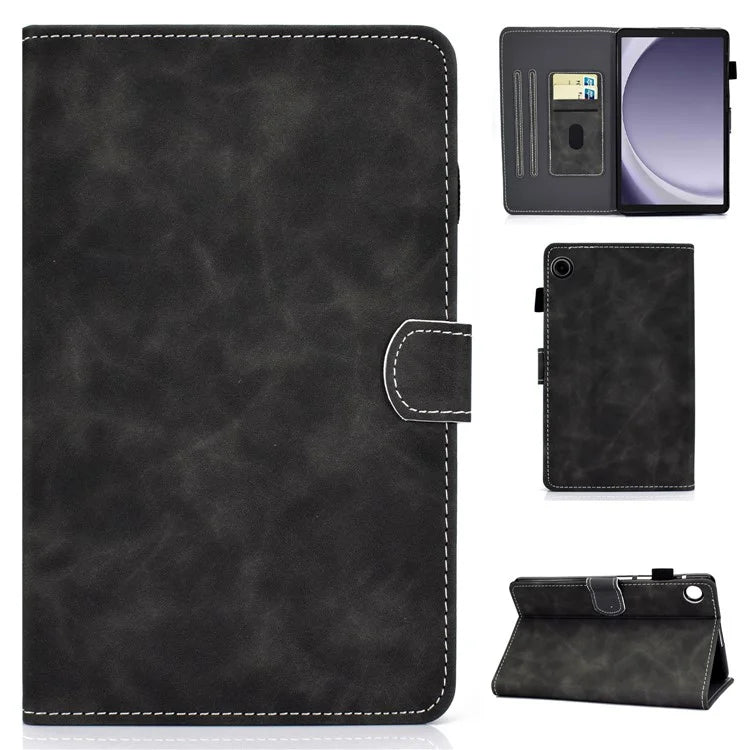 For Samsung Galaxy Tab A9+ Stand PU Leather Case Tablet Cover with Card Slot