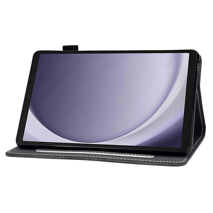For Samsung Galaxy Tab A9+ Stand PU Leather Case Tablet Cover with Card Slot