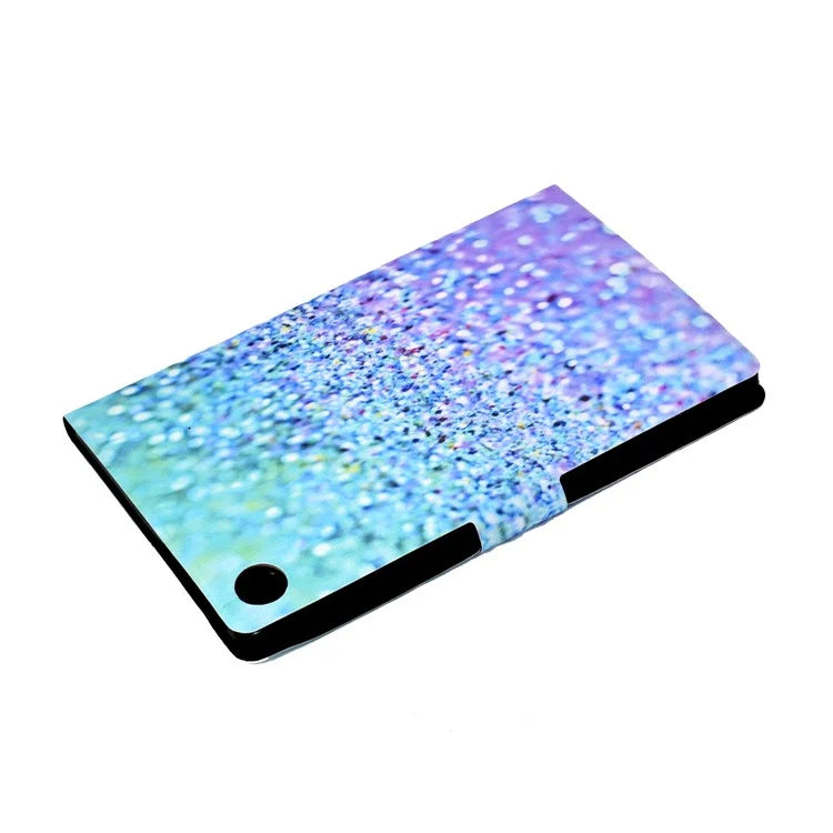 For Samsung Galaxy Tab A9 PU Leather Case Pattern Printing Card Slot Smart Tablet Cover