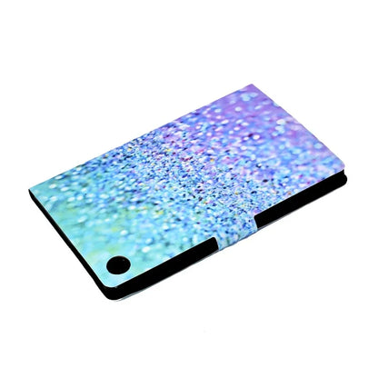 For Samsung Galaxy Tab A9 PU Leather Case Pattern Printing Card Slot Smart Tablet Cover