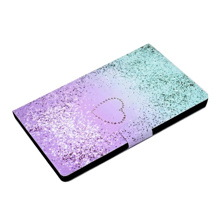 For Samsung Galaxy Tab A9 PU Leather Case Pattern Printing Card Slot Smart Tablet Cover
