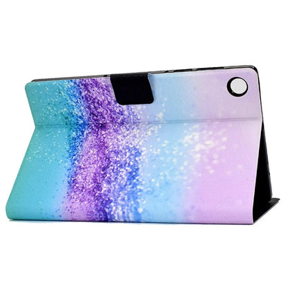 For Samsung Galaxy Tab A9 PU Leather Case Pattern Printing Card Slot Smart Tablet Cover