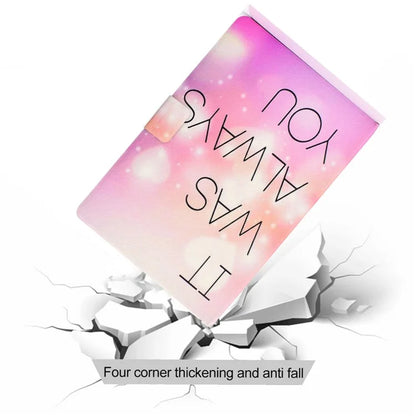 For Samsung Galaxy Tab A9 PU Leather Case Pattern Printing Card Slot Smart Tablet Cover