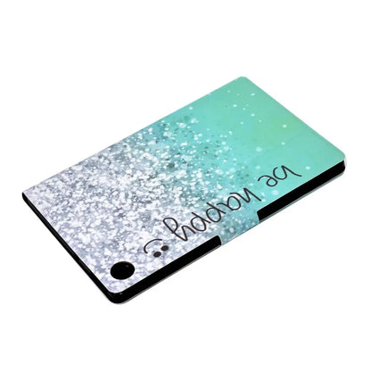 For Samsung Galaxy Tab A9 PU Leather Case Pattern Printing Card Slot Smart Tablet Cover