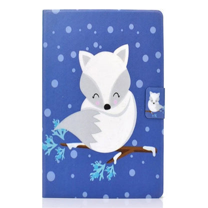 For Samsung Galaxy Tab A9 PU Leather Case Pattern Printing Card Slot Smart Tablet Cover