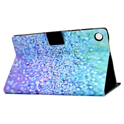 For Samsung Galaxy Tab A9+ PU Leather Stand Cover Pattern Printing Tablet Case with Auto Sleep / Wake