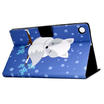 For Samsung Galaxy Tab A9+ PU Leather Stand Cover Pattern Printing Tablet Case with Auto Sleep / Wake