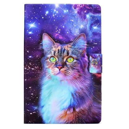 For Samsung Galaxy Tab A9+ PU Leather Stand Cover Pattern Printing Tablet Case with Auto Sleep / Wake