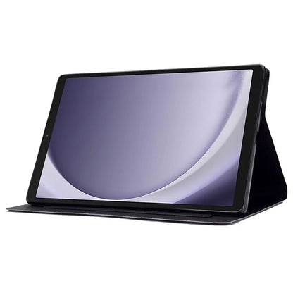 For Samsung Galaxy Tab A9+ PU Leather Stand Cover Pattern Printing Tablet Case with Auto Sleep / Wake
