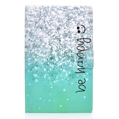 For Samsung Galaxy Tab A9+ PU Leather Stand Cover Pattern Printing Tablet Case with Auto Sleep / Wake