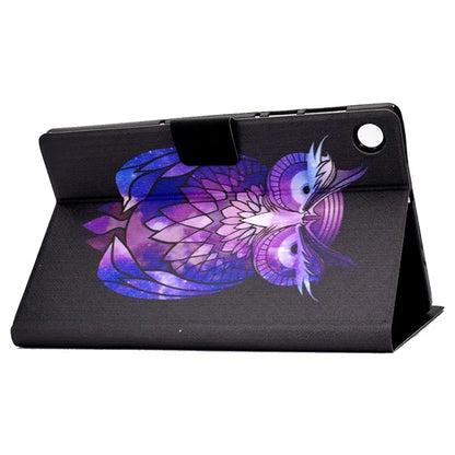 For Samsung Galaxy Tab A9+ PU Leather Stand Cover Pattern Printing Tablet Case with Auto Sleep / Wake