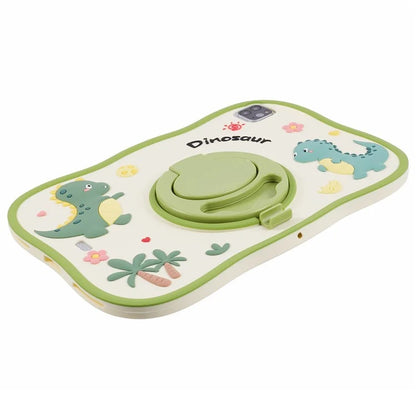 For iPad Air (2020) / (2022) / iPad Pro 11 (2020) / (2021) / (2022) Case Kickstand Cartoon Dinosaur PC+Silicone Tablet Cover