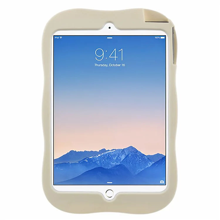 For iPad 9.7-inch (2017) / (2018) / iPad Air (2013) / Air 2 Case PC+Silicone Rotary Kickstand Dinosaur Tablet Cover