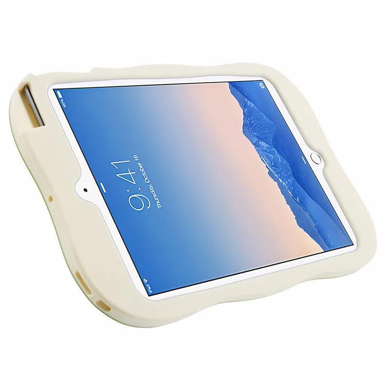 For iPad 9.7-inch (2017) / (2018) / iPad Air (2013) / Air 2 Case PC+Silicone Rotary Kickstand Dinosaur Tablet Cover