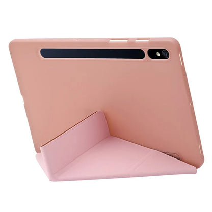 For Samsung Galaxy Tab S9 Case Auto Wake / Sleep Silicone+PU Tablet Cover