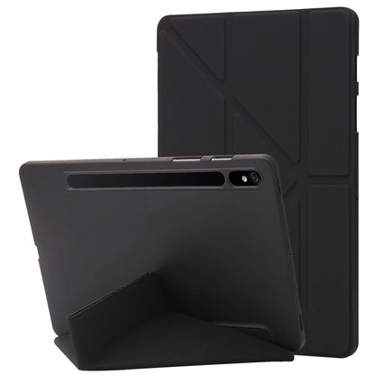 For Samsung Galaxy Tab S9 Case Auto Wake / Sleep Silicone+PU Tablet Cover