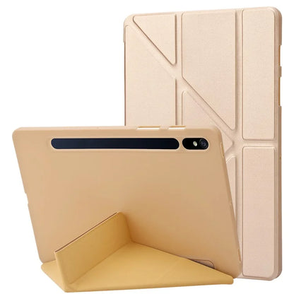 For Samsung Galaxy Tab S9 Case Auto Wake / Sleep Silicone+PU Tablet Cover