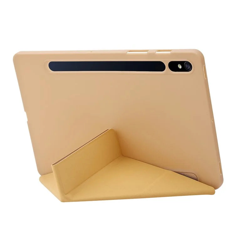For Samsung Galaxy Tab S9 Case Auto Wake / Sleep Silicone+PU Tablet Cover