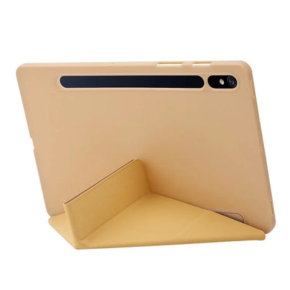 For Samsung Galaxy Tab S9 Case Auto Wake / Sleep Silicone+PU Tablet Cover