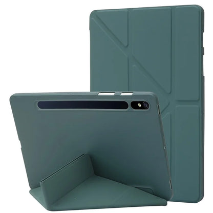 For Samsung Galaxy Tab S9 Case Auto Wake / Sleep Silicone+PU Tablet Cover
