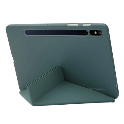 For Samsung Galaxy Tab S9 Case Auto Wake / Sleep Silicone+PU Tablet Cover