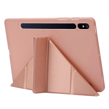 For Samsung Galaxy Tab S9 Case Auto Wake / Sleep Silicone+PU Tablet Cover