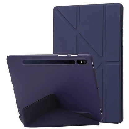 For Samsung Galaxy Tab S9 Case Auto Wake / Sleep Silicone+PU Tablet Cover