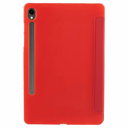 For Samsung Galaxy Tab S9 Case Auto Wake  /  Sleep Silicone+PU Tablet Cover