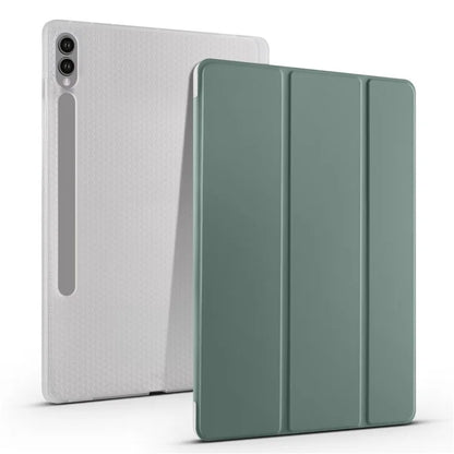 For Samsung Galaxy Tab S9+ Case Tri-Fold Stand Shockproof Tablet Cover with Pen Slot