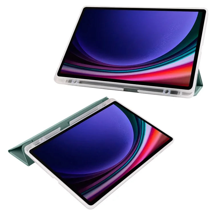For Samsung Galaxy Tab S9+ Case Tri-Fold Stand Shockproof Tablet Cover with Pen Slot