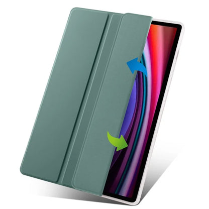 For Samsung Galaxy Tab S9+ Case Tri-Fold Stand Shockproof Tablet Cover with Pen Slot
