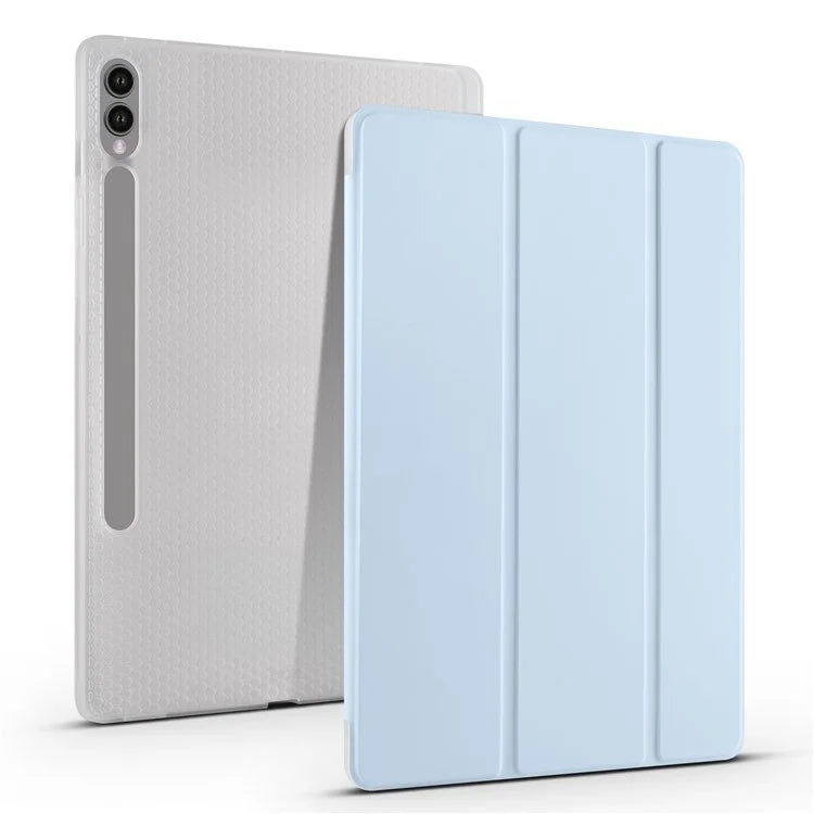 For Samsung Galaxy Tab S9+ Case Tri-Fold Stand Shockproof Tablet Cover with Pen Slot