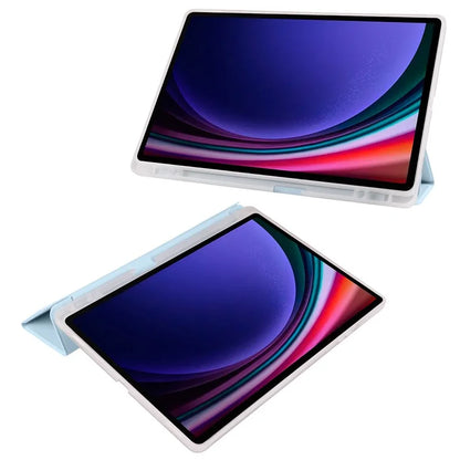 For Samsung Galaxy Tab S9+ Case Tri-Fold Stand Shockproof Tablet Cover with Pen Slot