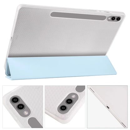 For Samsung Galaxy Tab S9+ Case Tri-Fold Stand Shockproof Tablet Cover with Pen Slot