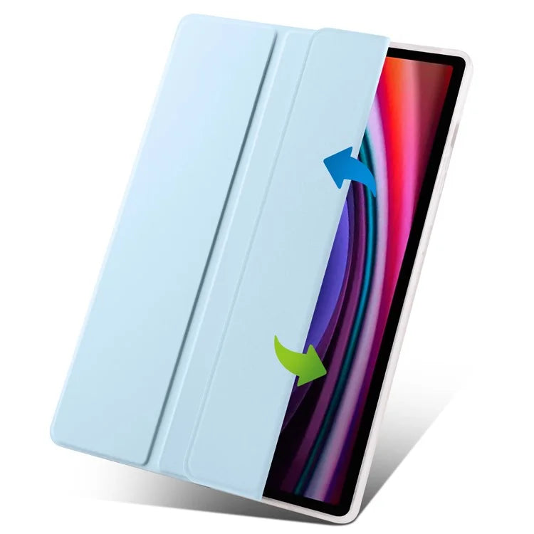 For Samsung Galaxy Tab S9+ Case Tri-Fold Stand Shockproof Tablet Cover with Pen Slot