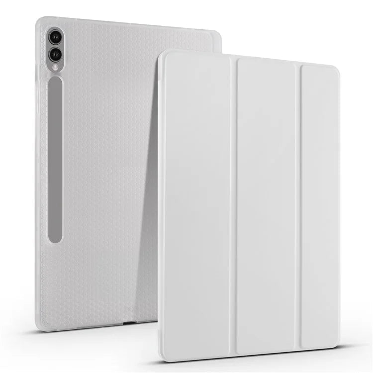 For Samsung Galaxy Tab S9+ Case Tri-Fold Stand Shockproof Tablet Cover with Pen Slot