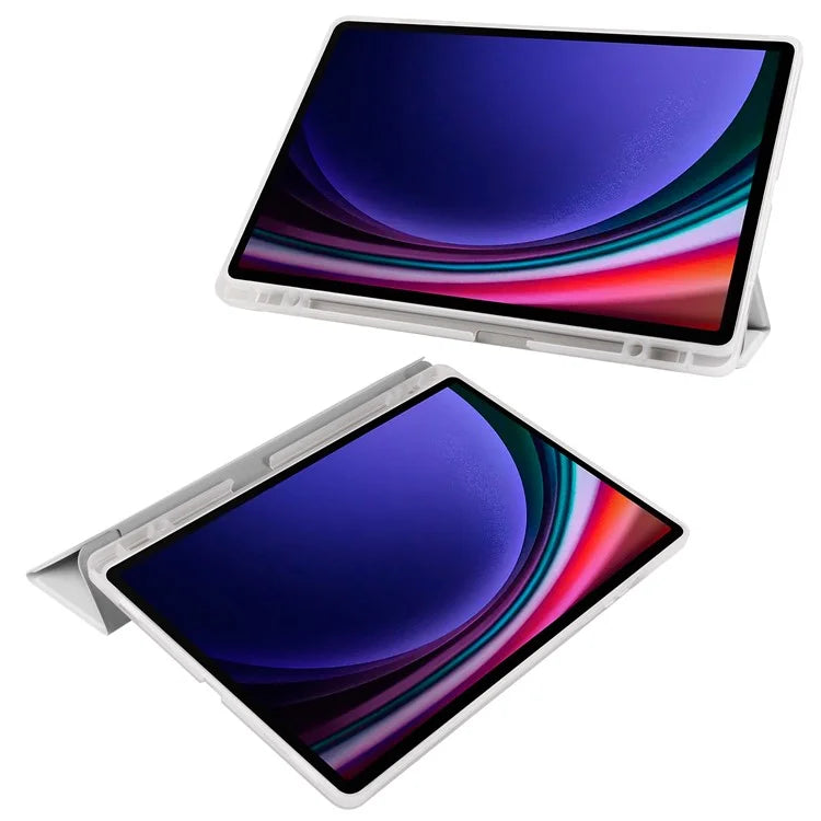 For Samsung Galaxy Tab S9+ Case Tri-Fold Stand Shockproof Tablet Cover with Pen Slot