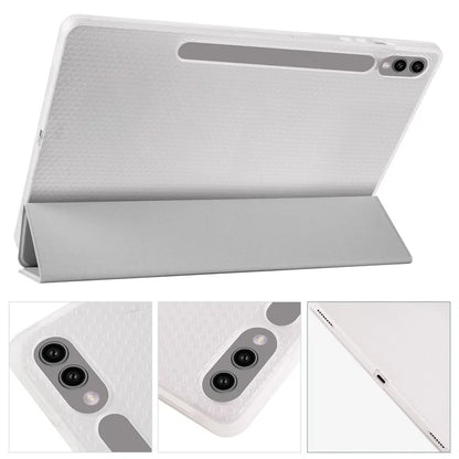 For Samsung Galaxy Tab S9+ Case Tri-Fold Stand Shockproof Tablet Cover with Pen Slot