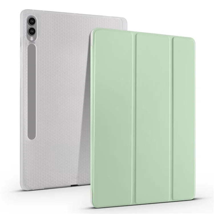 For Samsung Galaxy Tab S9+ Case Tri-Fold Stand Shockproof Tablet Cover with Pen Slot