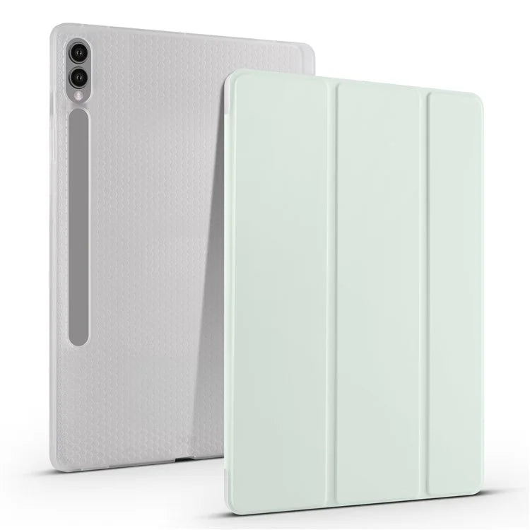 For Samsung Galaxy Tab S9+ Case Tri-Fold Stand Shockproof Tablet Cover with Pen Slot
