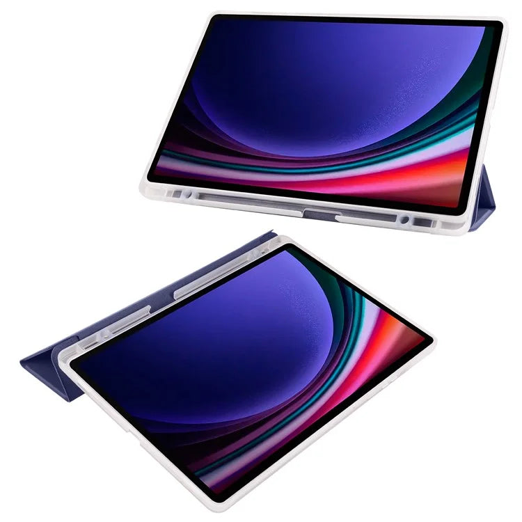 For Samsung Galaxy Tab S9+ Case Tri-Fold Stand Shockproof Tablet Cover with Pen Slot