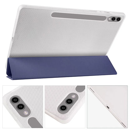 For Samsung Galaxy Tab S9+ Case Tri-Fold Stand Shockproof Tablet Cover with Pen Slot