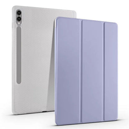 For Samsung Galaxy Tab S9+ Case Tri-Fold Stand Shockproof Tablet Cover with Pen Slot